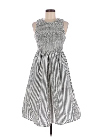 Pre-owned Marine Layer Casual Dress In Gray