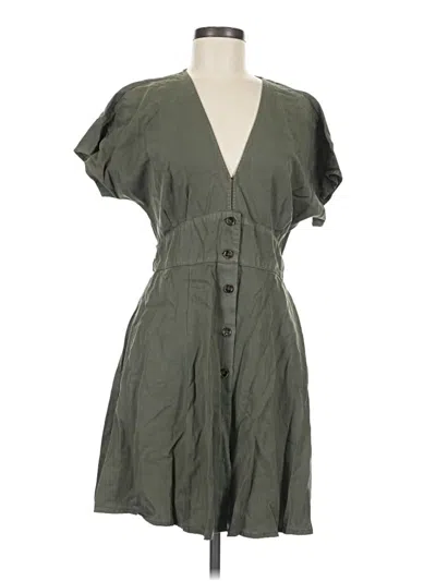 Pre-owned Marine Layer Casual Dress In Green