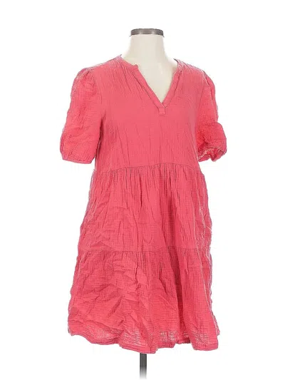 Pre-owned Marine Layer Casual Dress In Pink