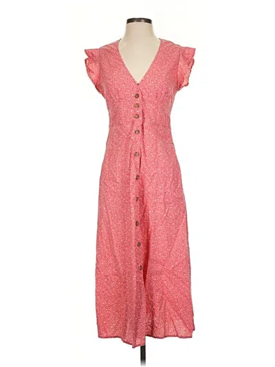 Pre-owned Marine Layer Casual Dress In Pink