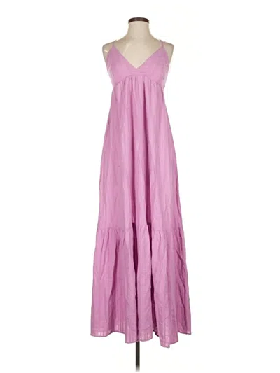 Pre-owned Marine Layer Casual Dress In Purple