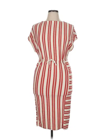 Pre-owned Marine Layer Casual Dress In Red