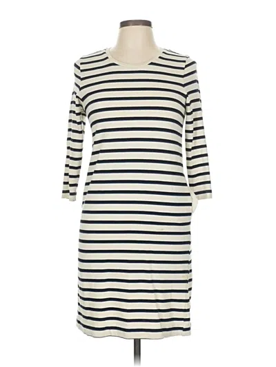 Pre-owned Marine Layer Casual Dress In White