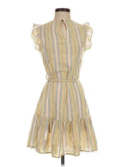Pre-owned Marine Layer Casual Dress In Yellow