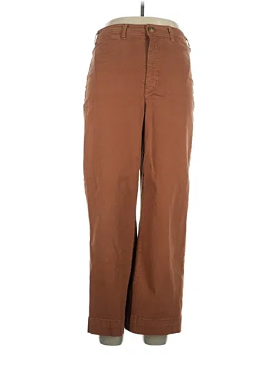 Pre-owned Marine Layer Casual Pants In Brown