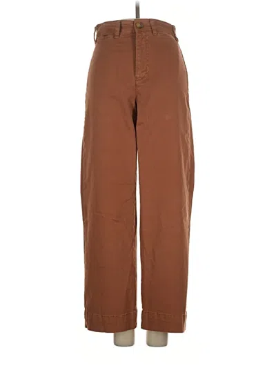 Pre-owned Marine Layer Casual Pants In Brown