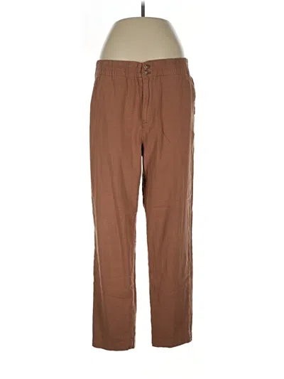 Pre-owned Marine Layer Casual Pants In Brown