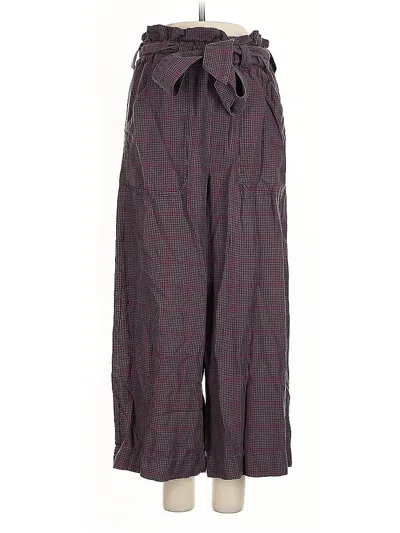 Pre-owned Marine Layer Casual Pants In Burgundy