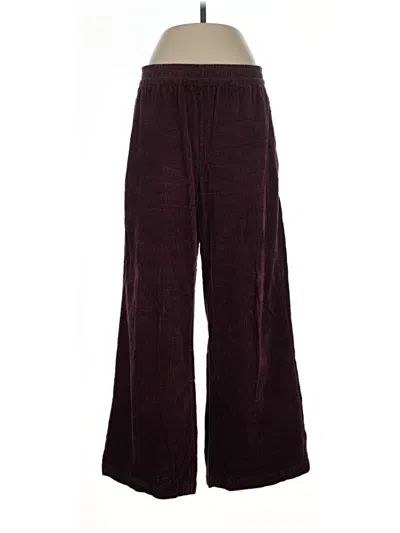 Pre-owned Marine Layer Casual Pants In Burgundy