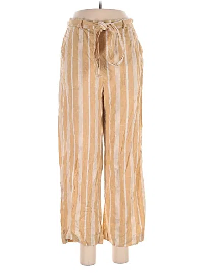 Pre-owned Marine Layer Casual Pants In Gold