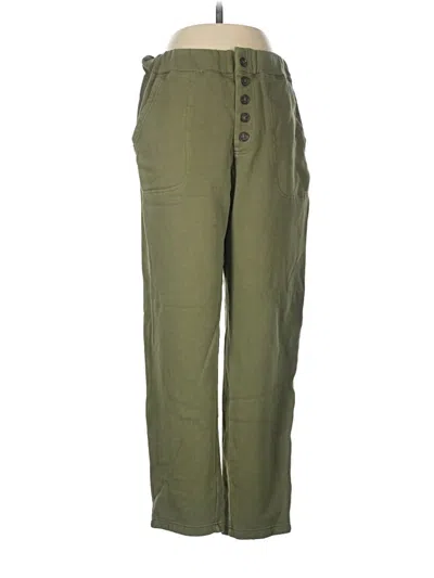 Pre-owned Marine Layer Casual Pants In Green