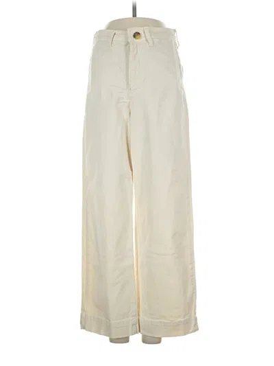 Pre-owned Marine Layer Casual Pants In Ivory