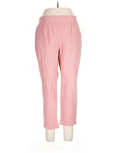 Pre-owned Marine Layer Casual Pants In Pink
