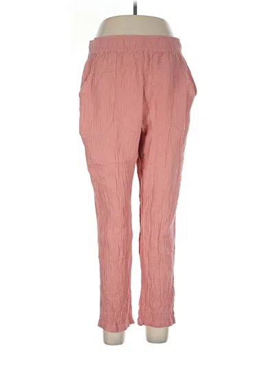 Pre-owned Marine Layer Casual Pants In Pink