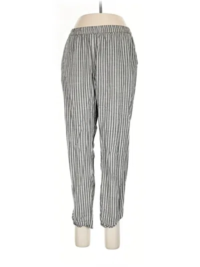 Pre-owned Marine Layer Casual Pants In Silver