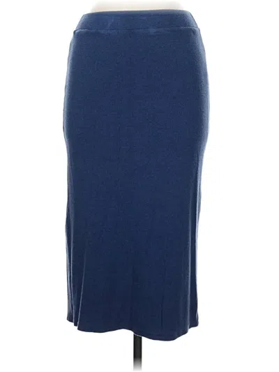 Pre-owned Marine Layer Casual Skirt In Blue