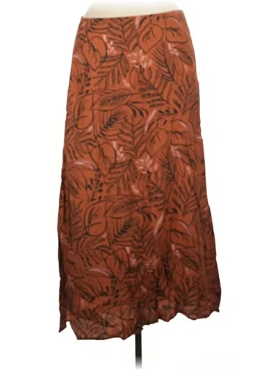 Pre-owned Marine Layer Casual Skirt In Brown
