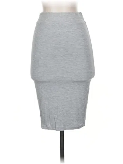 Pre-owned Marine Layer Casual Skirt In Gray