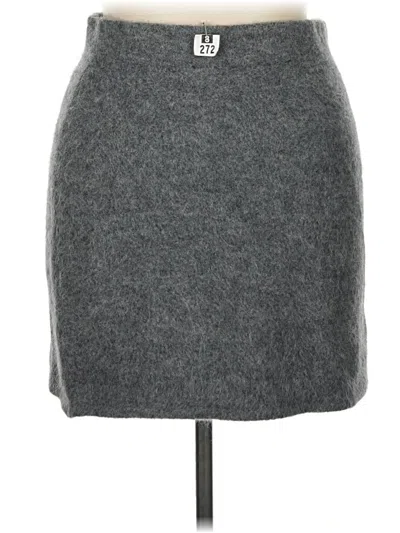 Pre-owned Marine Layer Casual Skirt In Gray