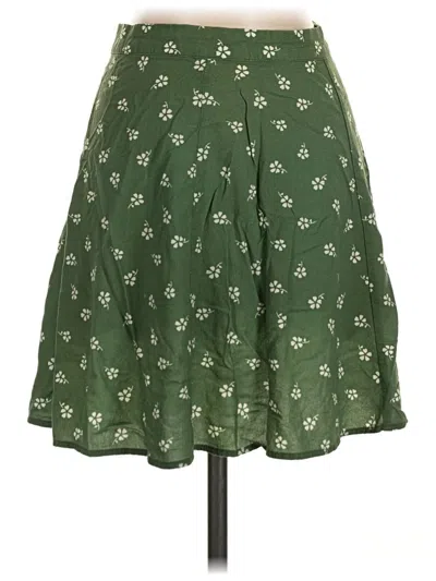 Pre-owned Marine Layer Casual Skirt In Green
