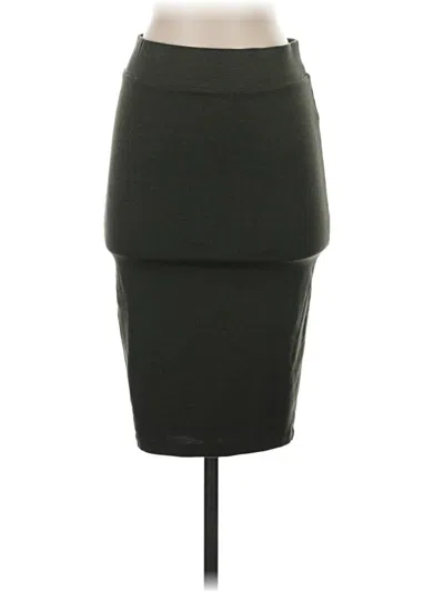Pre-owned Marine Layer Casual Skirt In Green