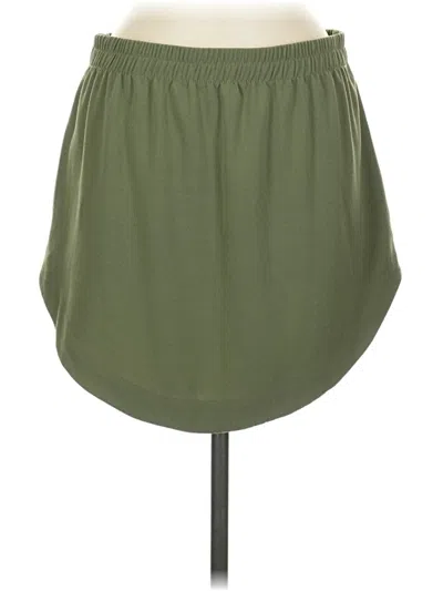 Pre-owned Marine Layer Casual Skirt In Green