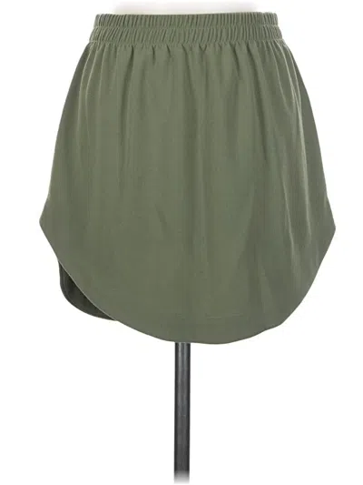 Pre-owned Marine Layer Casual Skirt In Green