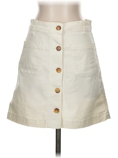 Pre-owned Marine Layer Casual Skirt In Ivory