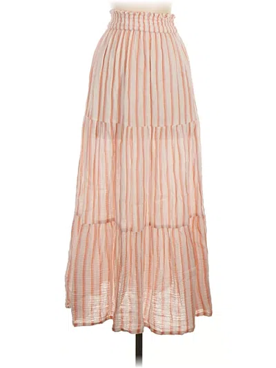 Pre-owned Marine Layer Casual Skirt In Orange