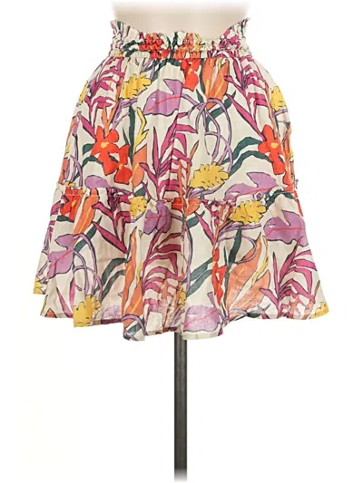 Pre-owned Marine Layer Casual Skirt In White