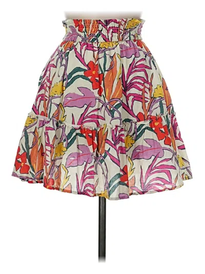 Pre-owned Marine Layer Casual Skirt In White