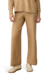 Marine Layer Chalet Knit Straight Leg Pants In Brown