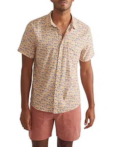 MARINE LAYER CLASSIC PRINTED STRETCH SELVAGE SHIRT