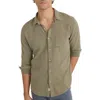 Marine Layer Classic Long Sleeve Shirt In Vetiver