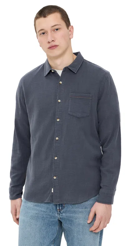 Marine Layer Classic Stretch Selvage Shirt India Ink