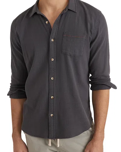 Marine Layer Classic Stretch Selvage Shirt In India Ink