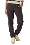 Marine Layer Cloud 9 Cotton Blend Fleece Joggers In Gold