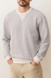Marine Layer Cloud 9 Fleece Relaxed Crewneck Sweatshirt In Neutral