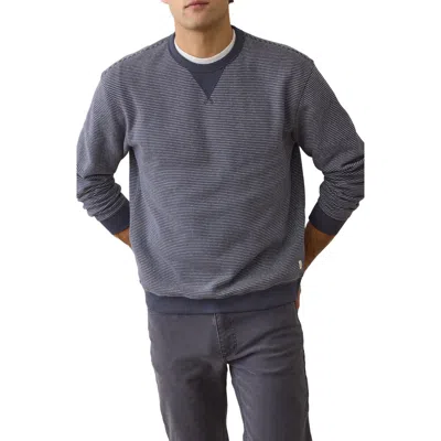 Marine Layer Cloud 9 Fleece Relaxed Crewneck Sweatshirt In Gray