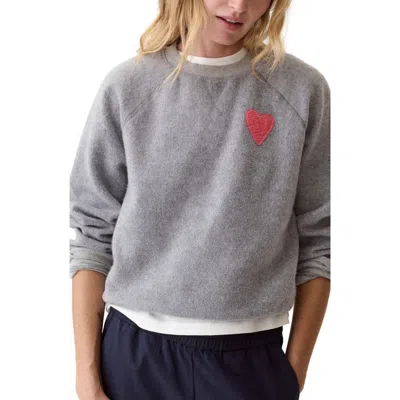 Marine Layer Cloud 9 Fleece Reversible Sweatshirt In Gray