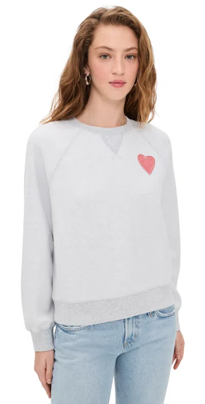 Marine Layer Cloud 9 Fleece Reversible Sweatshirt Heather Grey In Gray