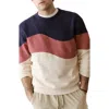 Marine Layer Relaxed Fit Cloud Crewneck Sweatshirt In Multi