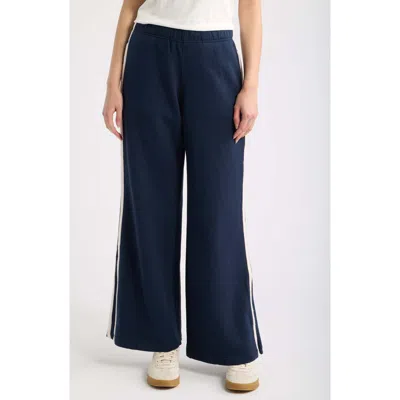 Marine Layer Cloud 9 Fleece Track Pants In Blue