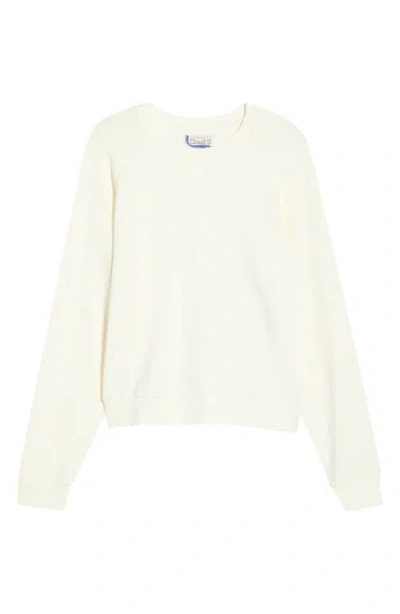 Marine Layer Cloud 9 French Terry Sweatshirt In White