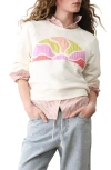 Marine Layer Cloud 9 Terry Sweatshirt In White