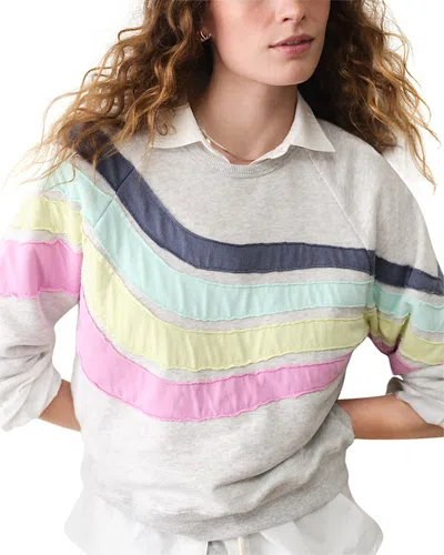 Marine Layer Cloud 9 French Terry Sweatshirt In Multi
