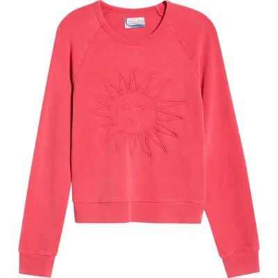 Marine Layer Cloud 9 Terry Sweatshirt In Red