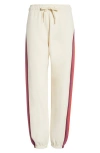 Marine Layer Cloud Nine Cotton Blend Fleece Joggers In White