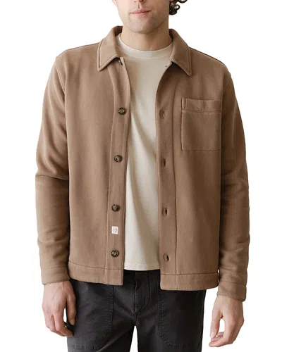 Marine Layer Cloud Nine Overshirt In Brown