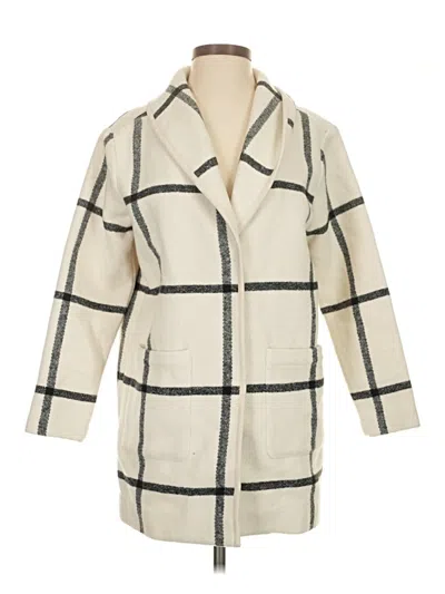 Pre-owned Marine Layer Coat In White